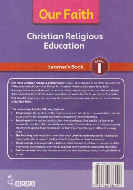 Moran-Our-Faith-CRE-Grade-1-B-Rationalised-Riki-Bookshop