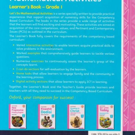 Oxford-Lets-Do-Mathematics-Grade-1-Riki-Bookshop-Rationalised