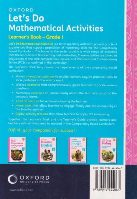 Oxford-Lets-Do-Mathematics-Grade-1-Riki-Bookshop-Rationalised