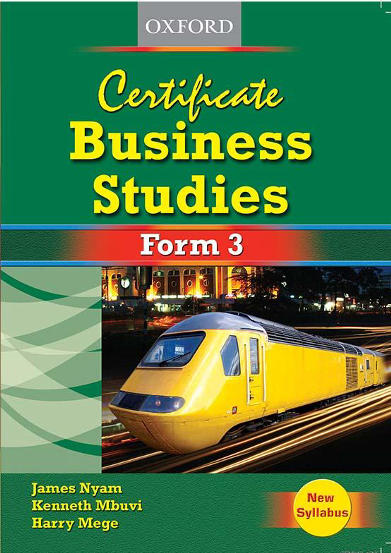Oxford Certificate Business Studies Form 3