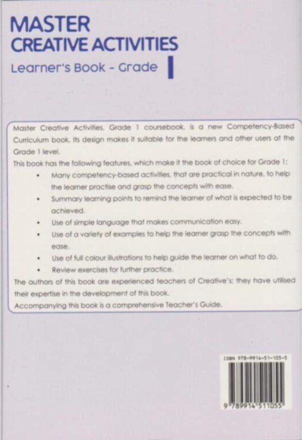 Booklyst Master Creative Activities Grade 1 (Rationalised)