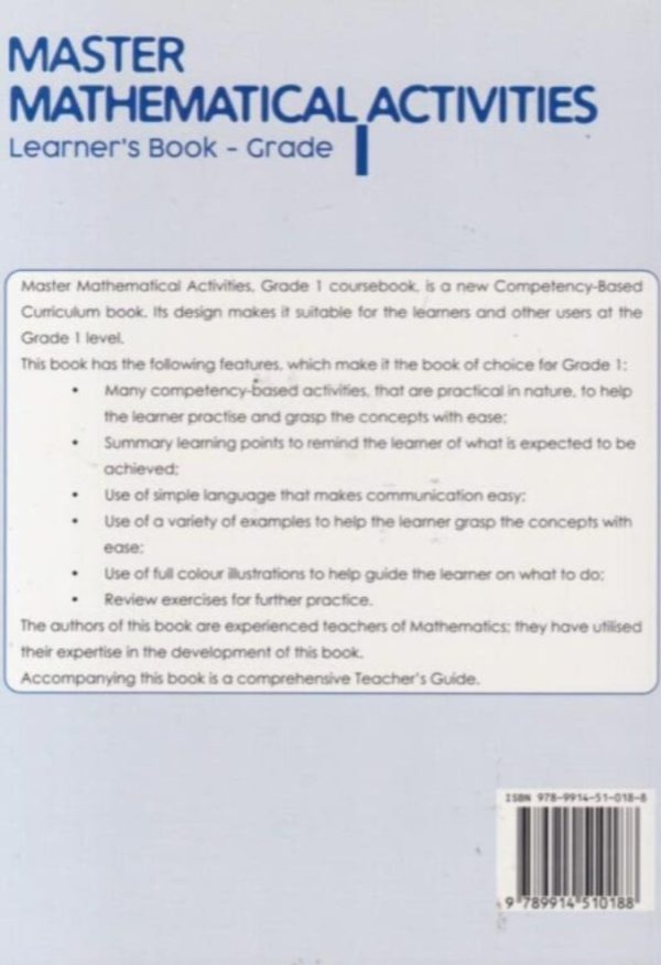 Booklyst Master Mathematical Activities GD1 (Rationalised)