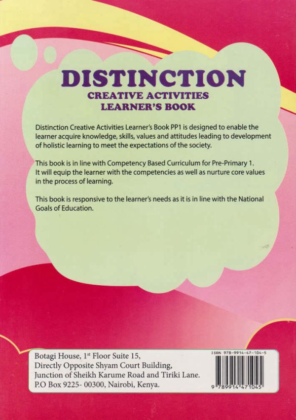 Distinction Creative Activities PP1 (Rationalised)