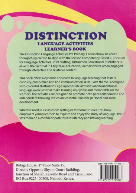 Distinction-Language-Activities-Pre-Primary-1-B-Rationalised-Riki-Bookshop