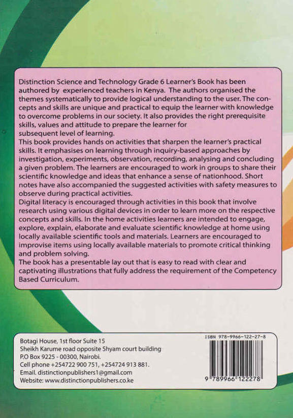 Distinction Science & Technology Grade 6 (Rationalised)