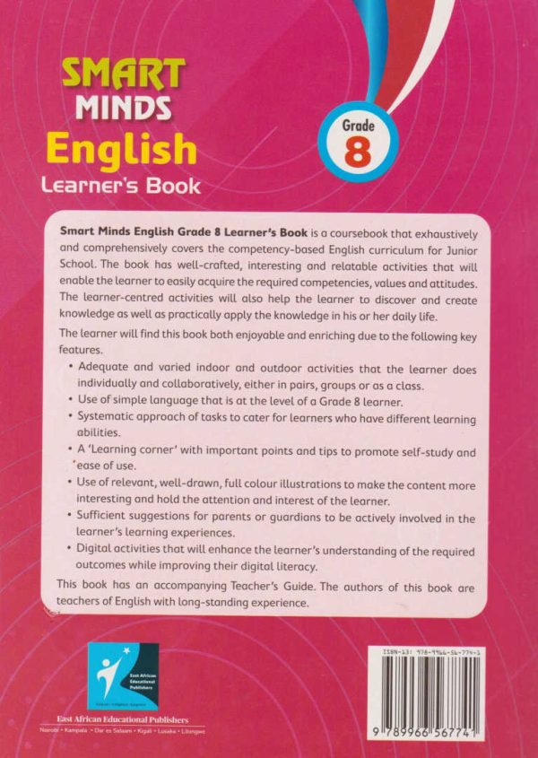 EAEP Smart Minds English Grade 8 (Rationalised)