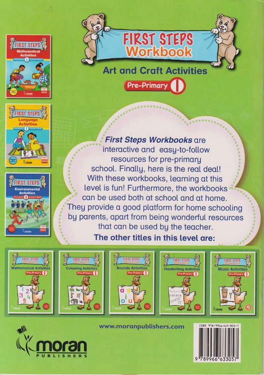 Moran First Steps Workbook: Art & Craft Activities PP1