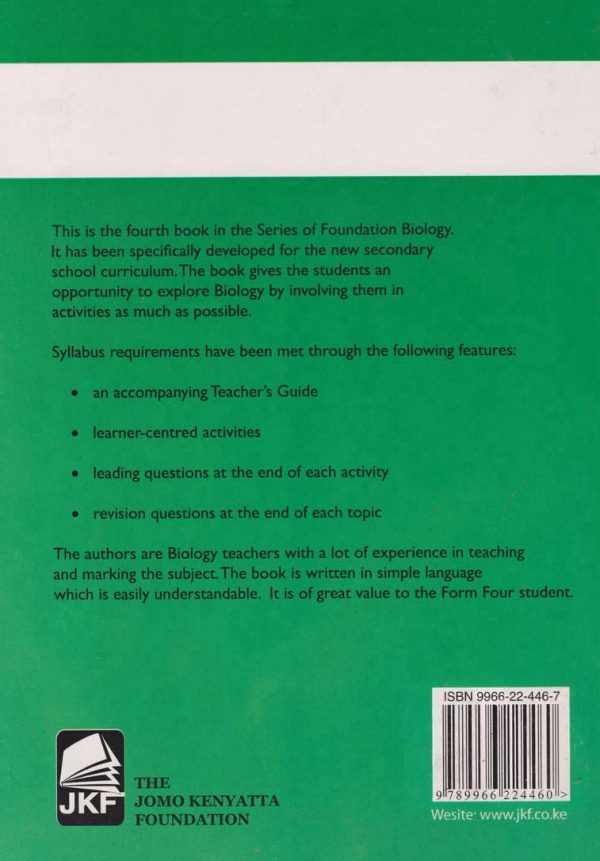 Foundation Biology Form 4 Student's Book (JKF)