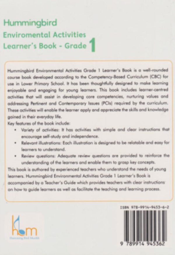 Hummingbird Environmental Activities GD1 (Rationalised)