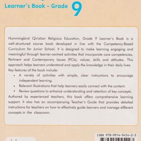 Hummingbird_CRE_Grade_9