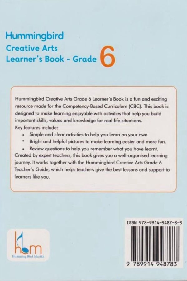 Hummingbird Creative Arts Grade 6 (Rationalised)