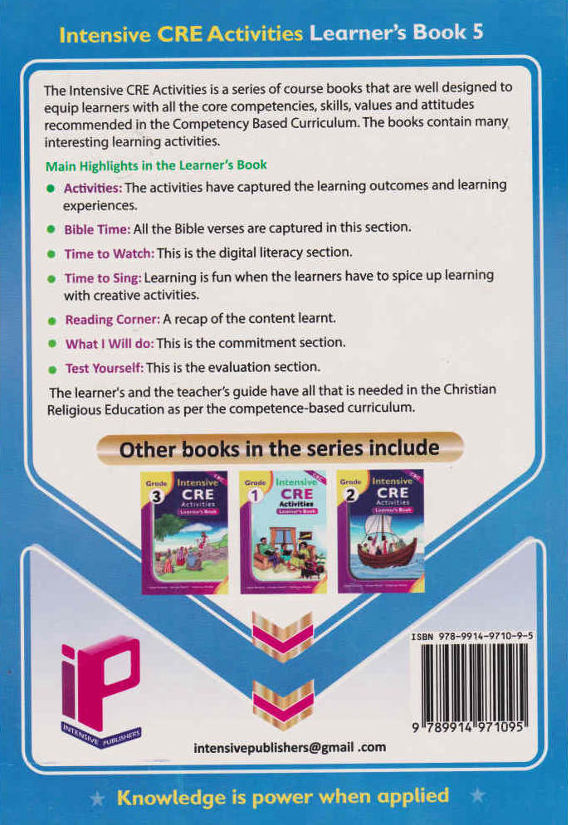 Intensive CRE Activities Grade 5 (Rationalised)