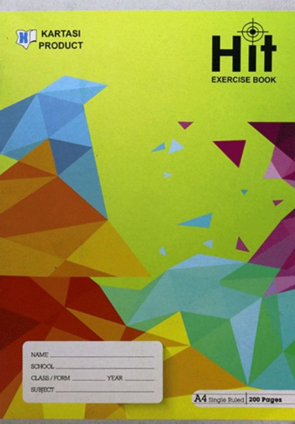 Kartasi HIT A4 200pg Exercise Book – Single Line