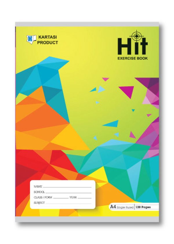 Kartasi HIT A4 120pg Exercise Book – Single Line