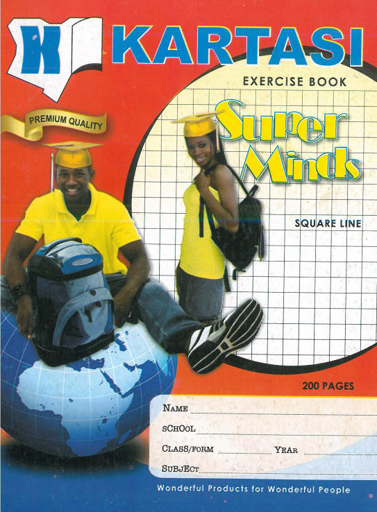 Kartasi A5 200pg Exercise Book – Square Ruled