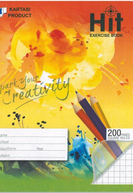Kartasi A5 200pg Exercise Book – Square Ruled