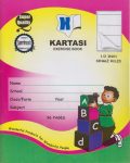 Kartasi A5 96pg Exercise Book – ½" Irish Ruled
