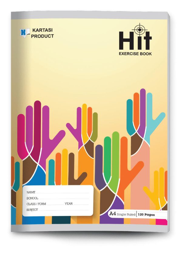 Kartasi HIT A4 120pg Exercise Book – Single Line