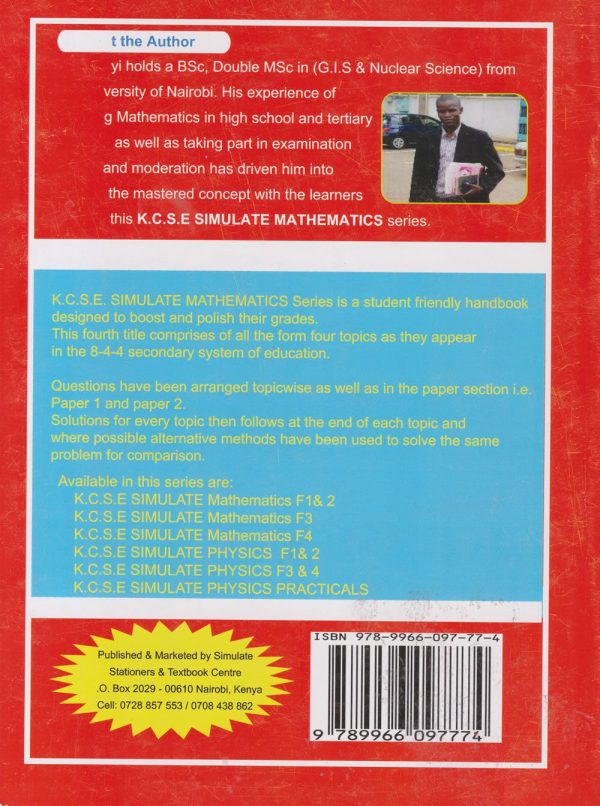 KCSE Simulate Form 4 Mathematics (Past Papers 1989-2024)