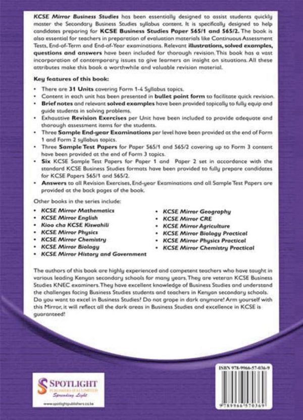 KCSE Mirror Business Studies (Spotlight)