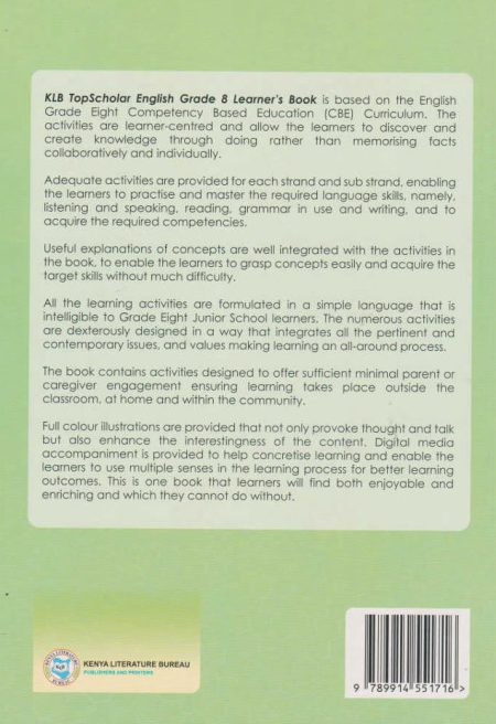 KLB-Top-Scholar-English-Grade-8-B-Rationalised-Riki-Bookshop