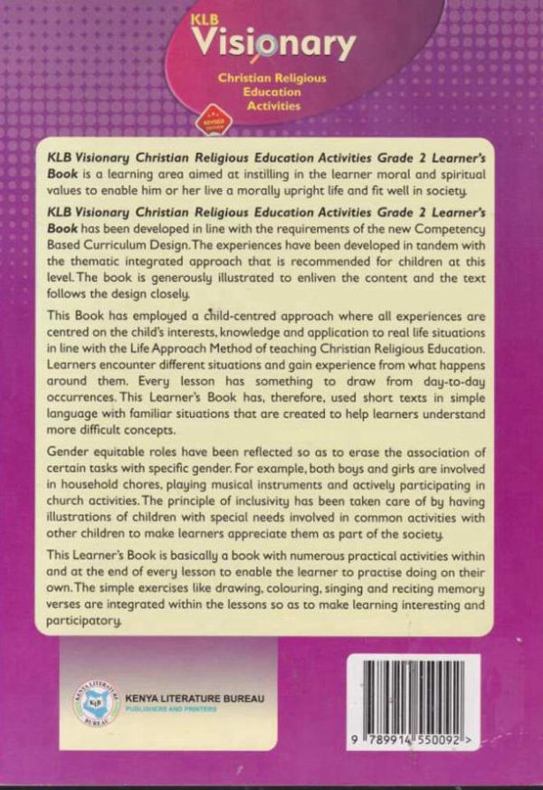 KLB Visionary CRE Activities Grade 2 (Rationalised)