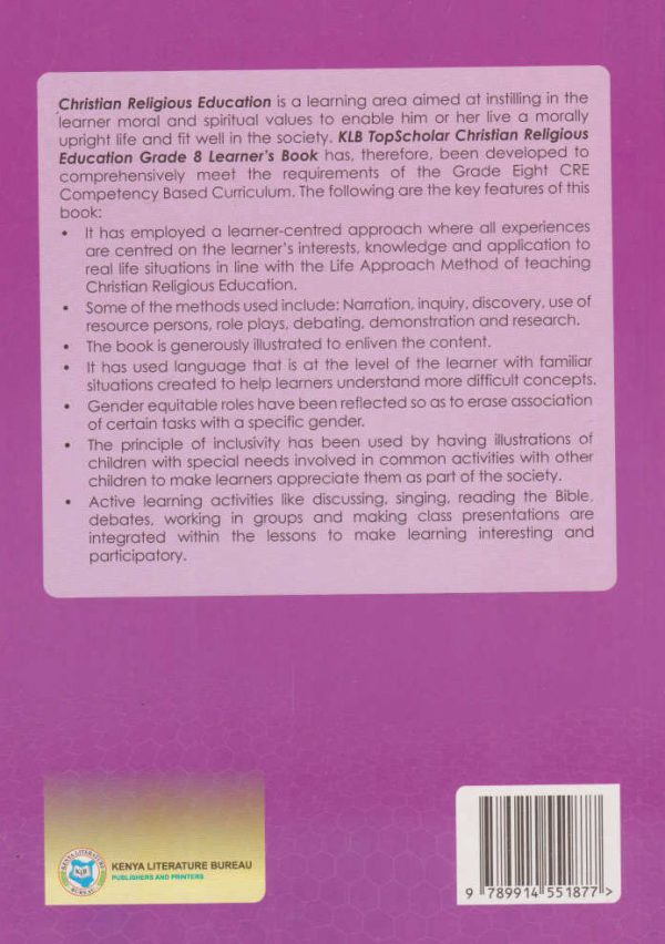 KLB Top Scholar CRE Grade 8 (Rationalised)