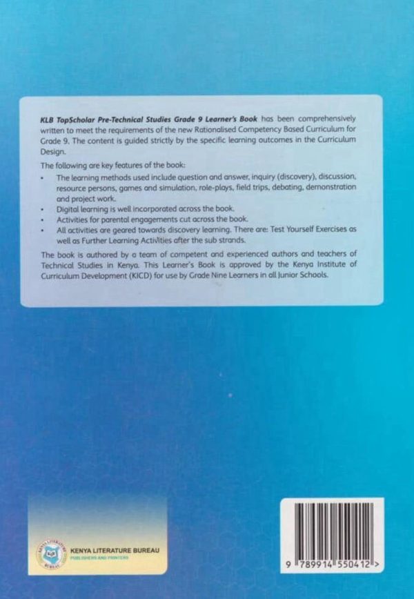 KLB Top Scholar Pre-Technical Studies GD9 (Rationalised)