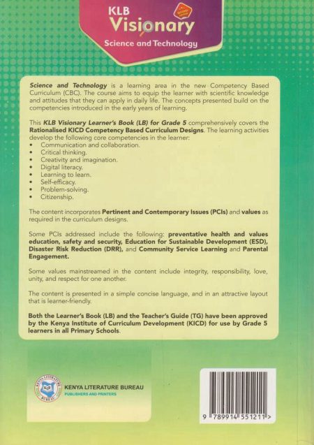 KLB_Visionary_Science_Technology_Grade_5_Riki_Bookshop