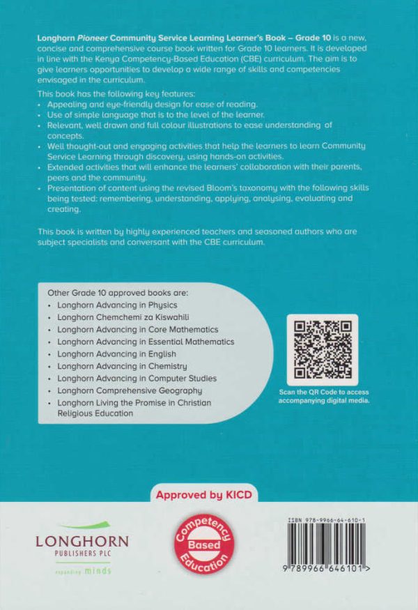 Longhorn Pioneer Community Service Learning Grade 10