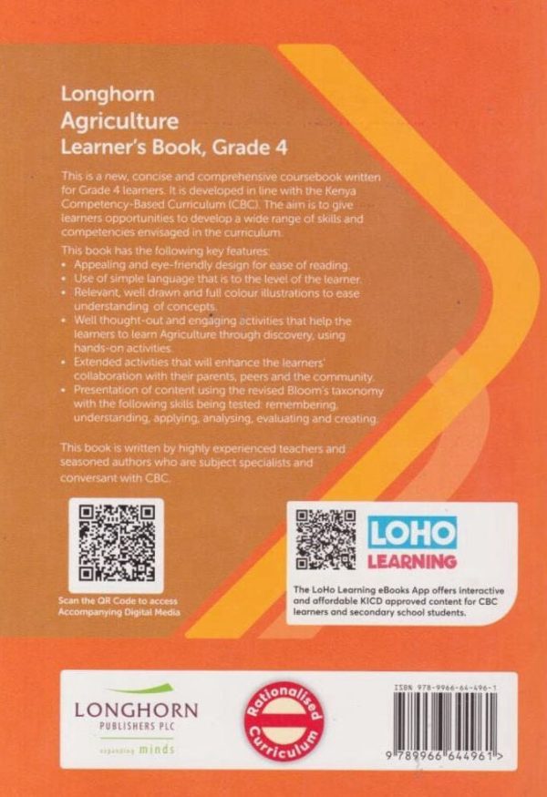 Longhorn Agriculture Grade 4 (Rationalised)