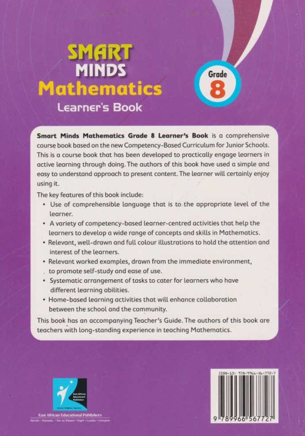 EAEP Smart Minds Mathematics Grade 8 (Rationalised)