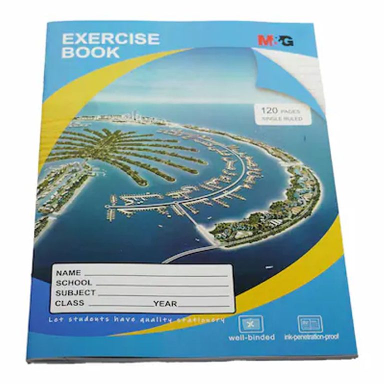 M&G A4 120pg Exercise Book – Single Line