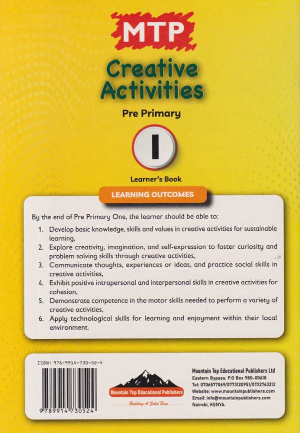 MTP Creative Activities PP1 (Rationalised)