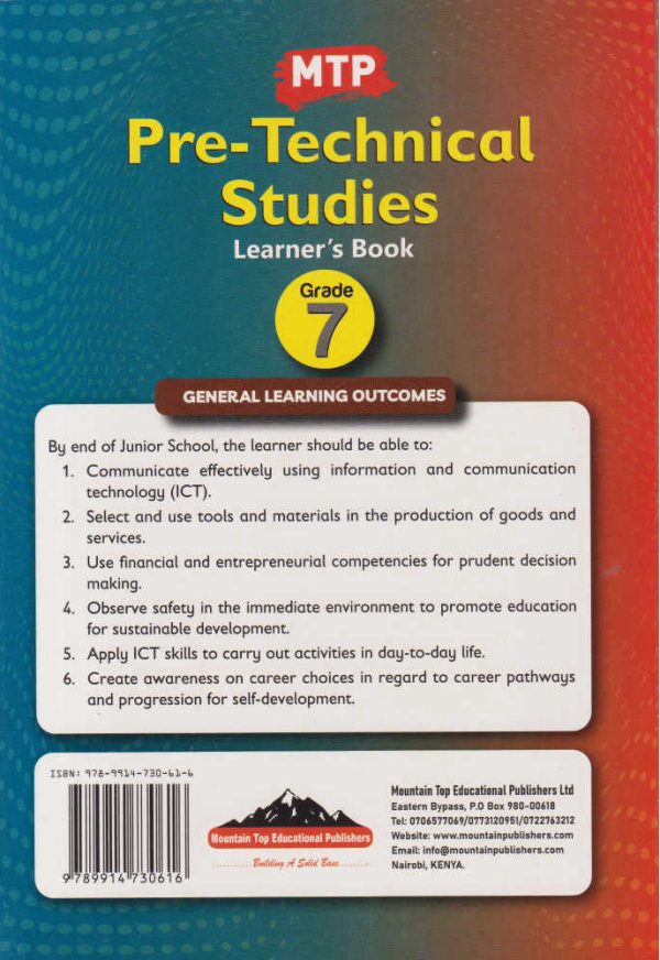 MTP Pre-Technical Studies Grade 7 (Rationalised)