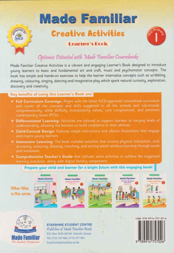 Made Familiar Creative Activities PP1 (Rationalised)