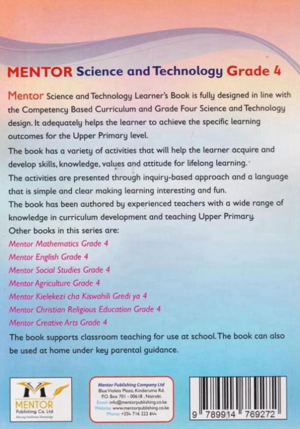 Mentor Science & Technology Grade 4 (Rationalised)