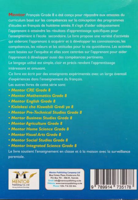 Mentor-French-Grade-8-Rationalised-B-Riki-Bookshop