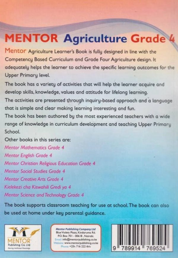Mentor Agriculture Grade 4 (Rationalised)