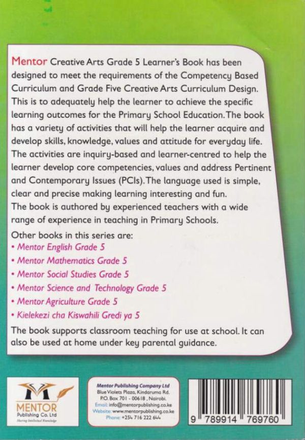 Mentor Creative Arts Grade 5 (Rationalised)