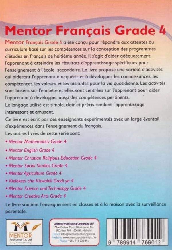Mentor French Grade 4 (Rationalised)