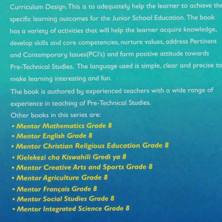 Mentor_Pre-Technical_Studies_Grade_8_Back