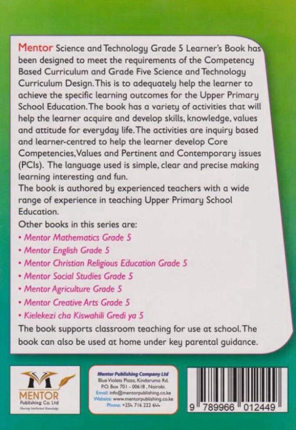 Mentor Science & Technology Grade 5 (Rationalised)