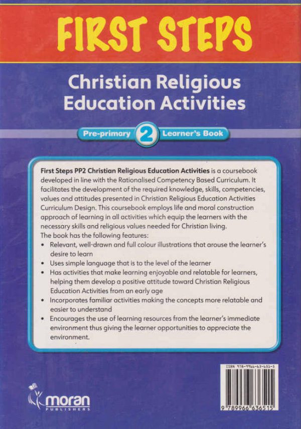Moran First Steps CRE PP2 (Rationalised)