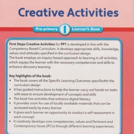Moran-First-Steps-Creative-Activities-PP1-Rationalised-Riki-Bookshop