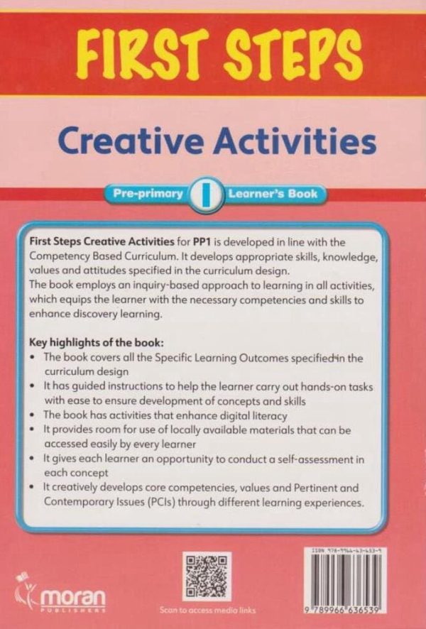 Moran First Steps Creative Activities PP1 (Rationalised)