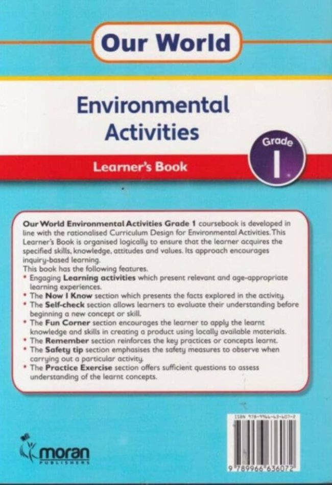 Moran Our World Environmental Activities GD1 (Rationalised)