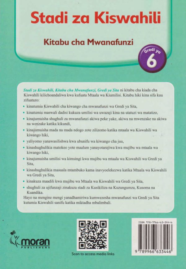 Moran Stadi za Kiswahili Grade 6 (Rationalised)