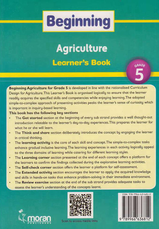Moran Beginning Agriculture Grade 5 (Rationalised)