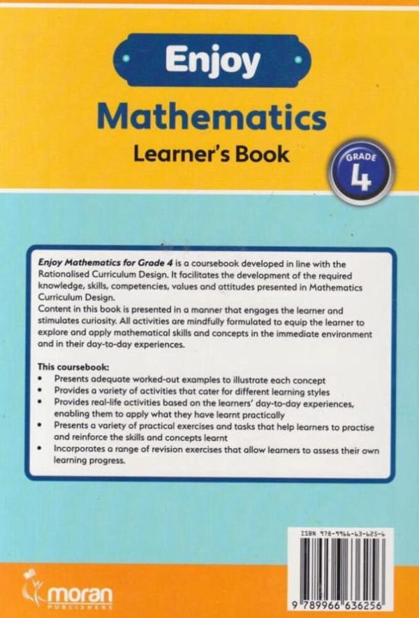 Moran Enjoy Mathematics Grade 4 (Rationalised)